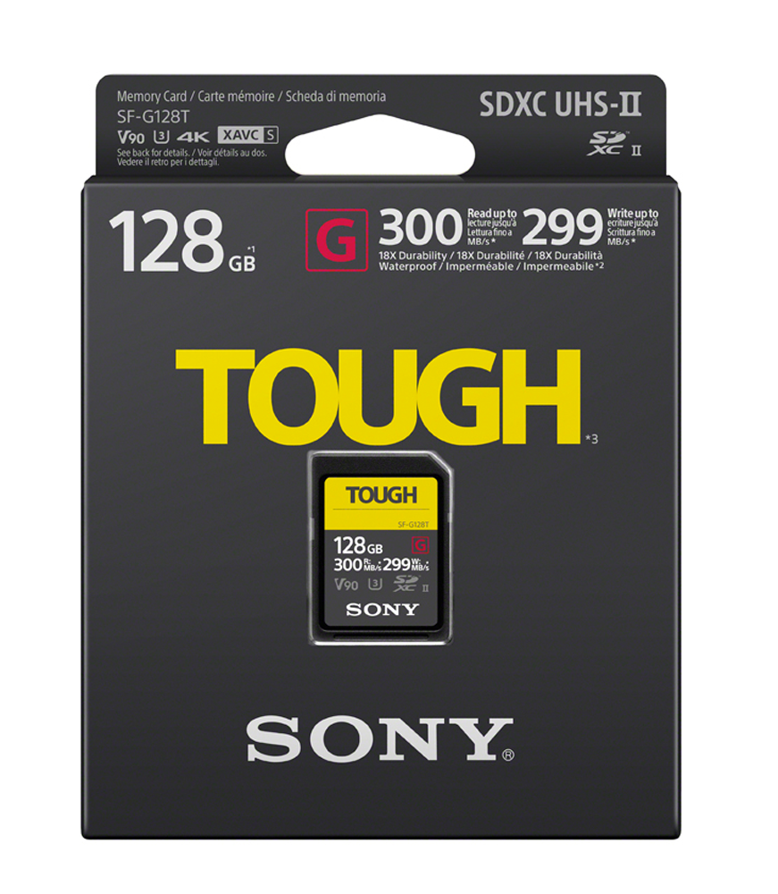 Sony TOUGH 128GB SDXC UHS-II R300 W299 Class10 Speicherkarte