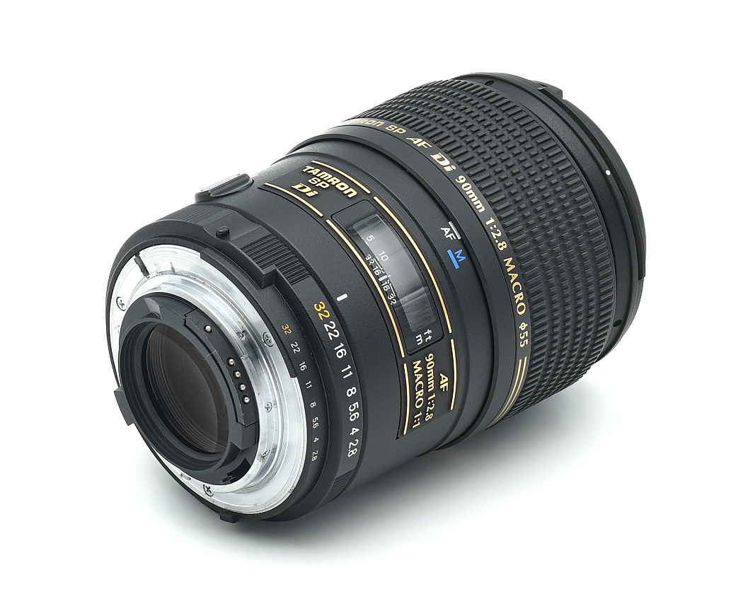 objektiv, AF-Objektiv, 90mm, Makro, Tamron