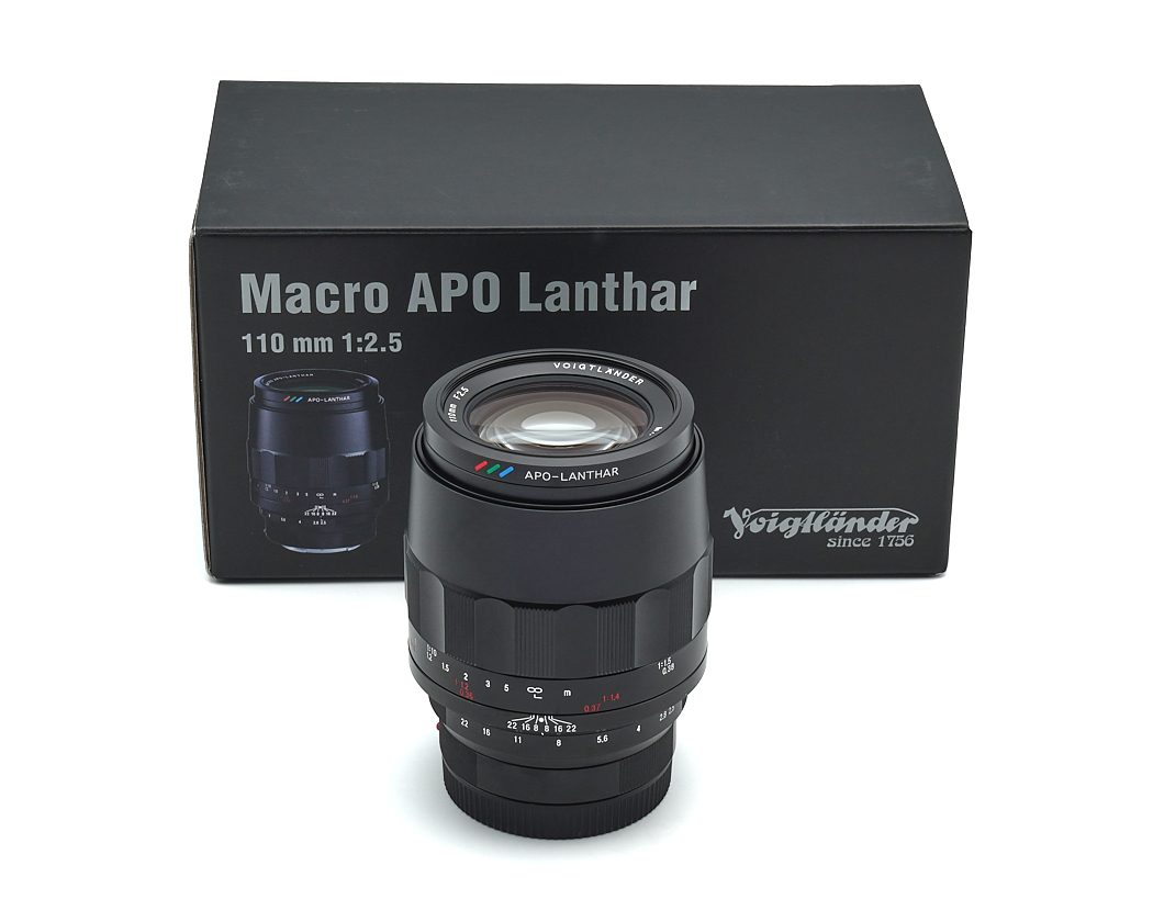 Makroobjektiv, APO-Lanthar, 110 mm, 1:2,5, Objektiv']} Wait ensure accuracy: The image shows , Macro APO Lanthar 110 mm 1:2.5