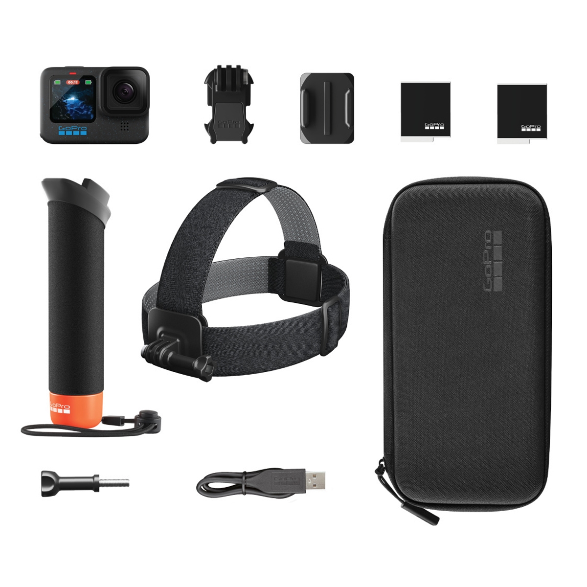GoPro HERO 12 Actioncam Zubehör Bundle