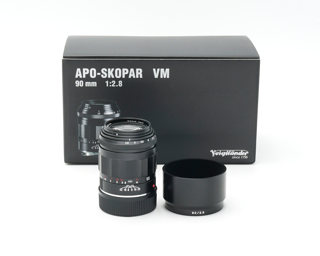 Voigtländer APO-Skopar 90mm 2.8 VM schwarz für Leica M Retoure #**