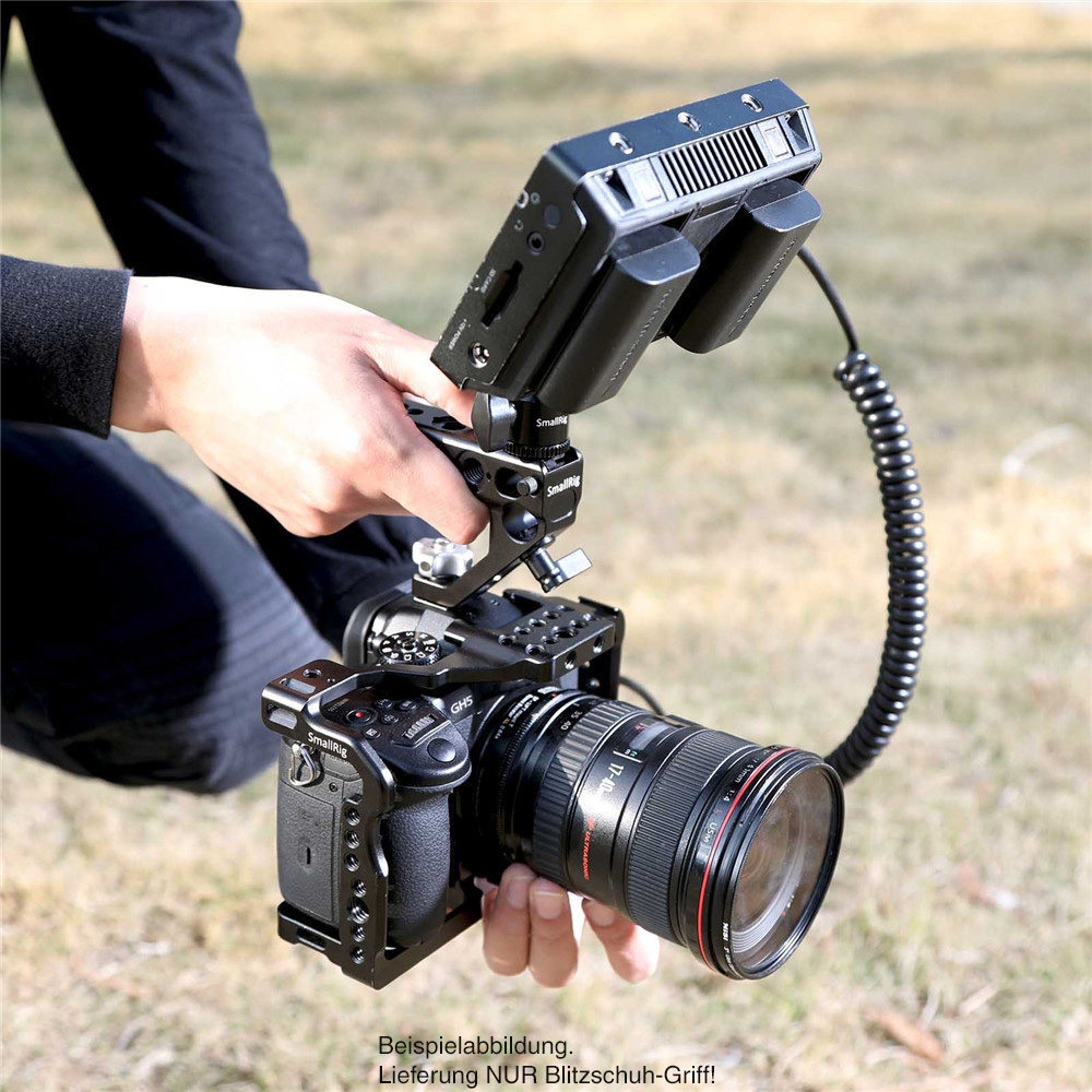 SmallRig 2094 Blitzschuhgriff für DSLR- Cages und Kameras bis 1,5 kg