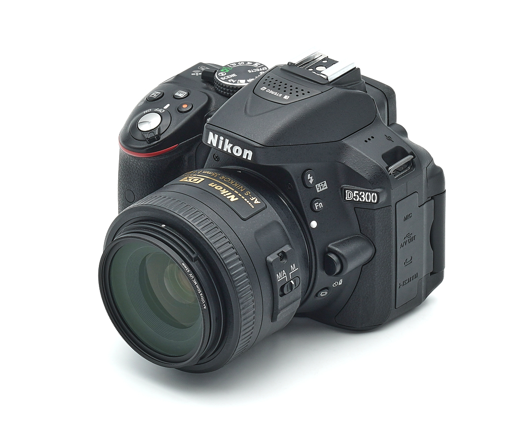 kamera, DSLR, Nikon, Objektiv, schwarz