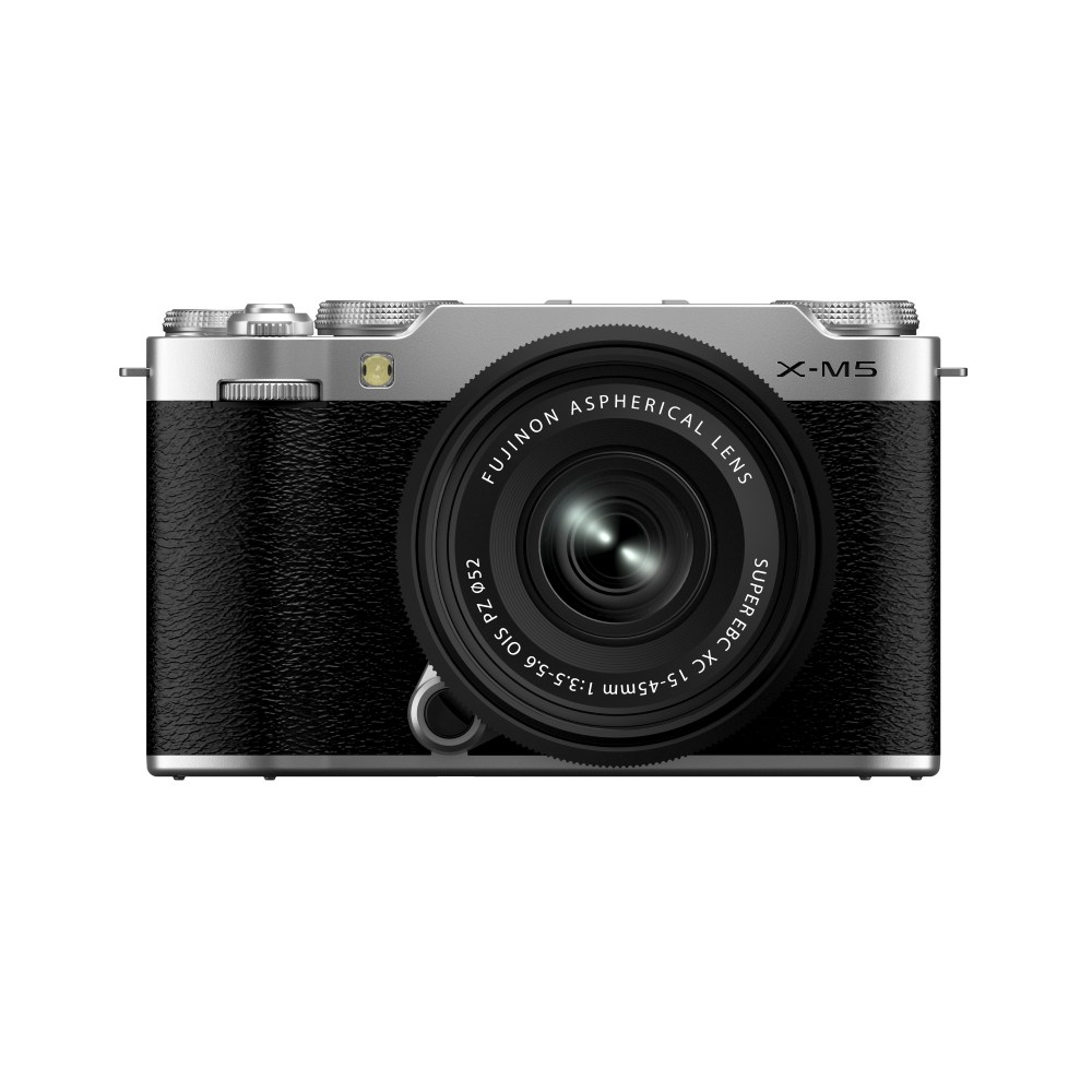 Fujifilm X-M5 silber + FUJINON XC15-45mm 3.5-5.6 OIS PZ Kit