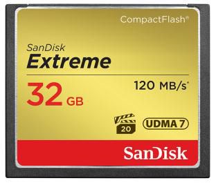 SanDisk 32 GB CompactFlash-Karte Extreme