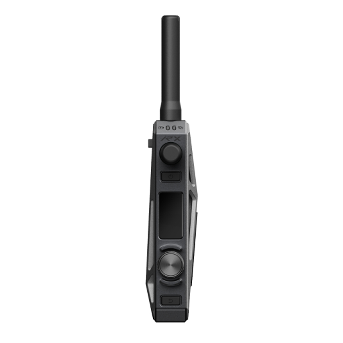Handgerät, Zweirichtungsfunktsprecher, Walkie-Talkie, Antennen, schwarzes Gerät