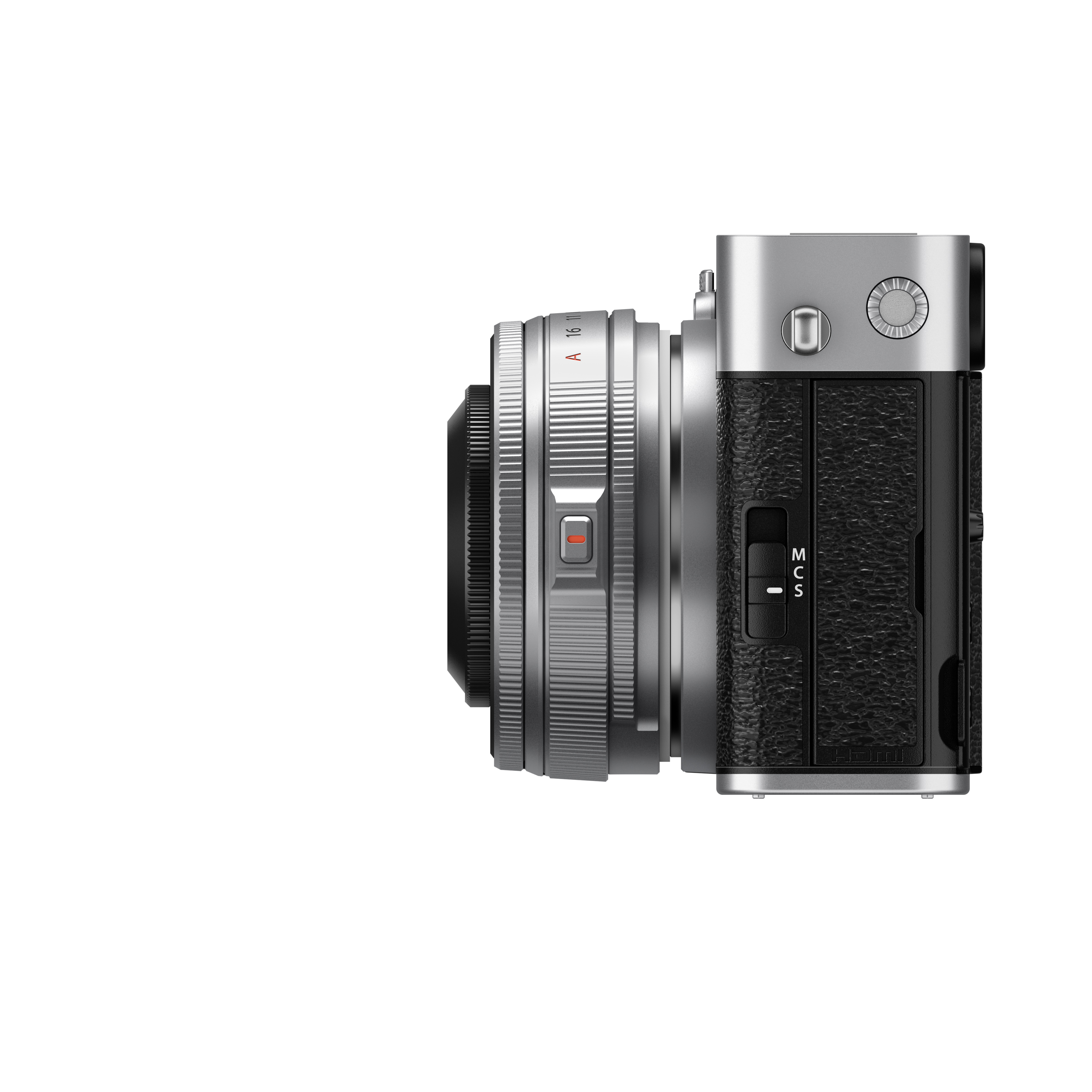 Fujifilm X-E5 silber + XF23mm 2.8 R WR