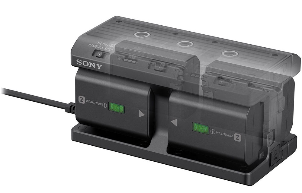 Sony NPA-MQZ1K Mehrfachbatterie-Adapterset inkl. 2x NP-FZ100 Akkus