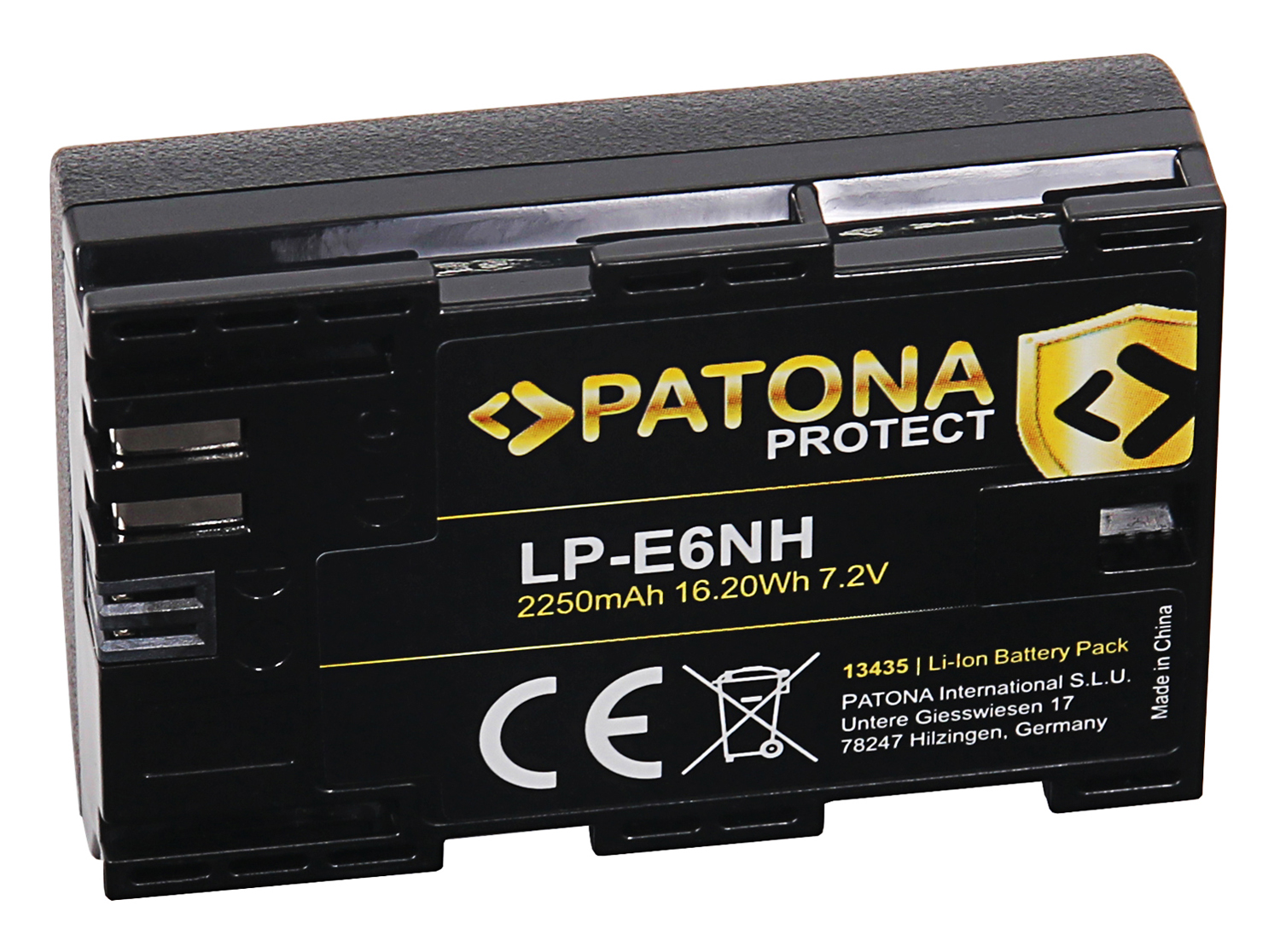 PATONA Protect Akku wie Canon LP-E6NH