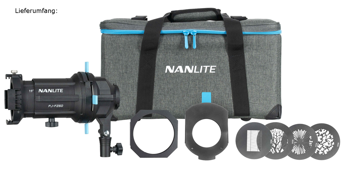 Nanlite PJ-FMM-19 Projektionsvorsatz (Forza 60/150)