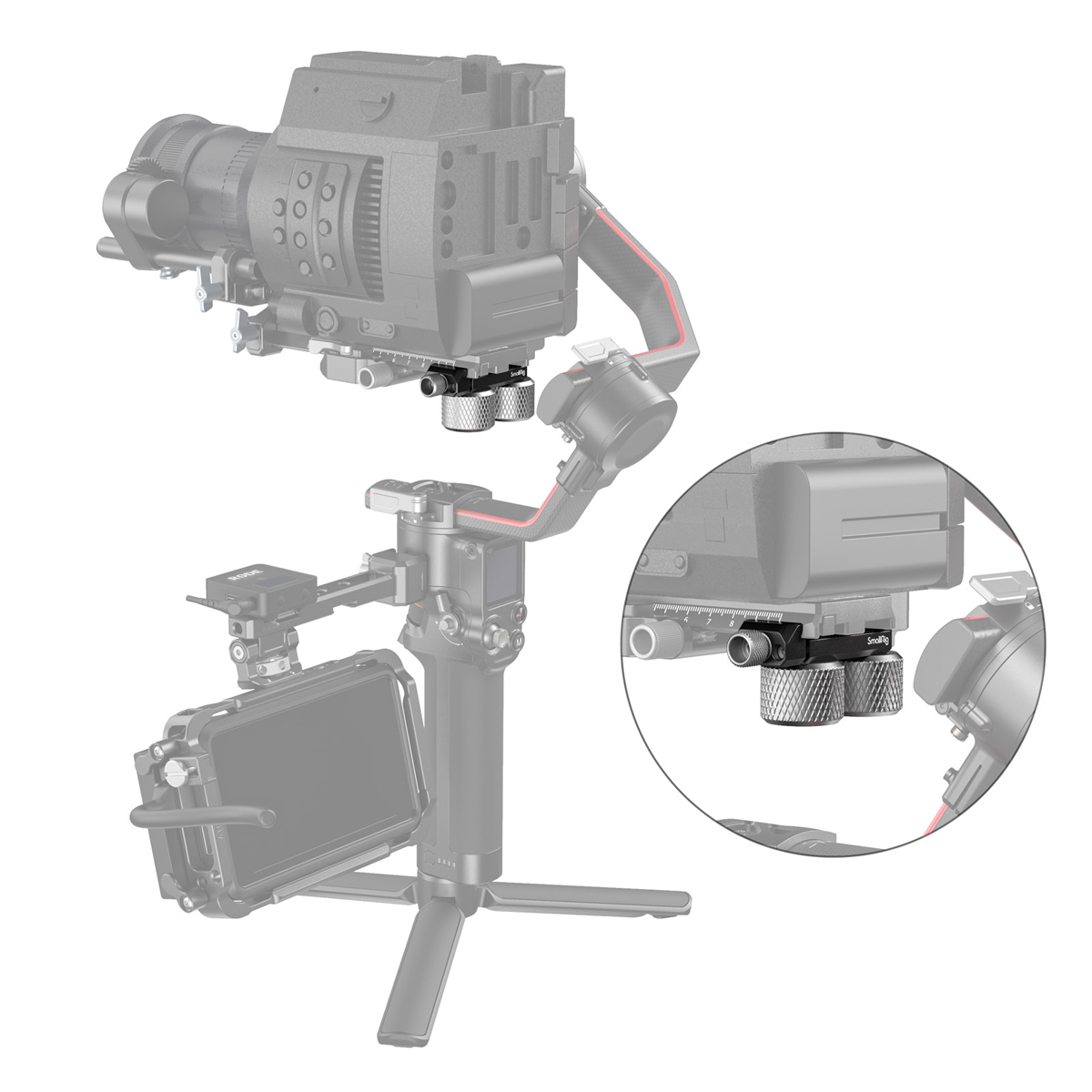 SmallRig 3125 Gegengewicht Kit für DJI RS/RSC 2 u. Zhiyun Gimbal