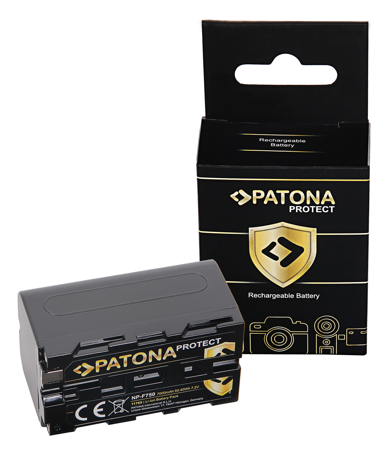 PATONA Protect Akku wie Sony NP-F750