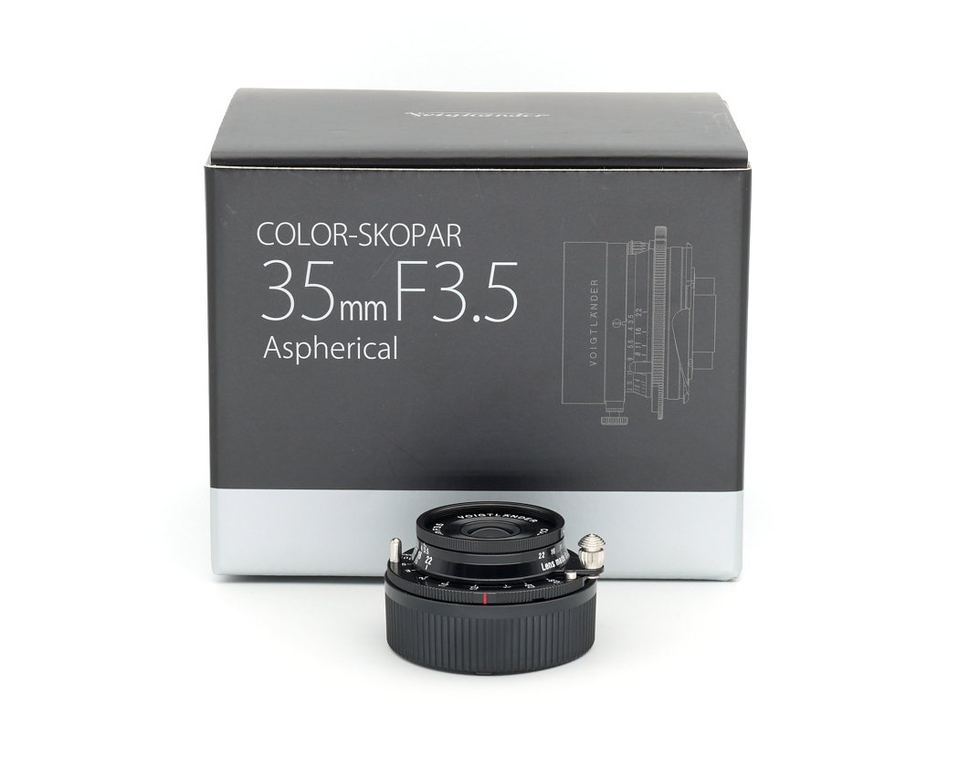 Voigtländer Color-Skopar 35mm 3.5 ASPH. schwarz für Leica M Einzelstück #**