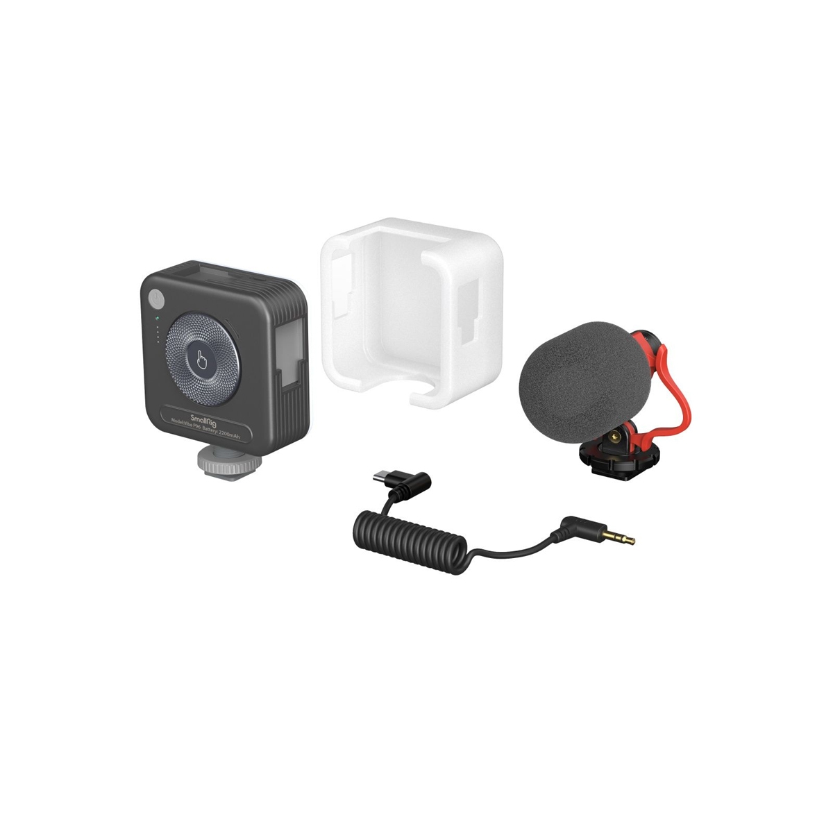 SmallRig 4369 Smartphone Vlog Stativ Kit VK-50 Erweiterte Version