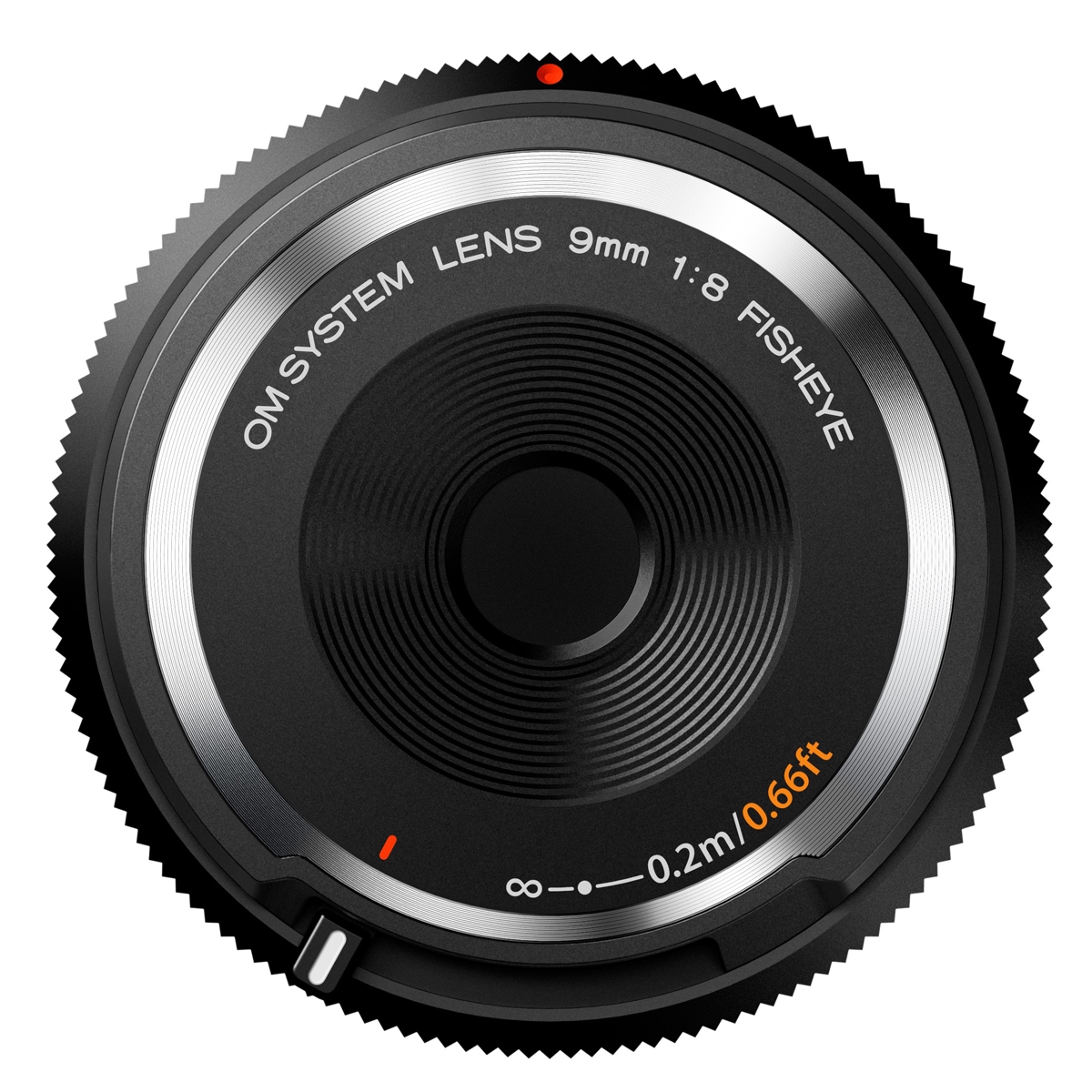 OM SYSTEM Body Cap Lens 8,0/9 mm schwarz Fisheye Objektiv OM SYSTEM Body Cap Lens 8,0/9 mm schwarz Fisheye Objektiv