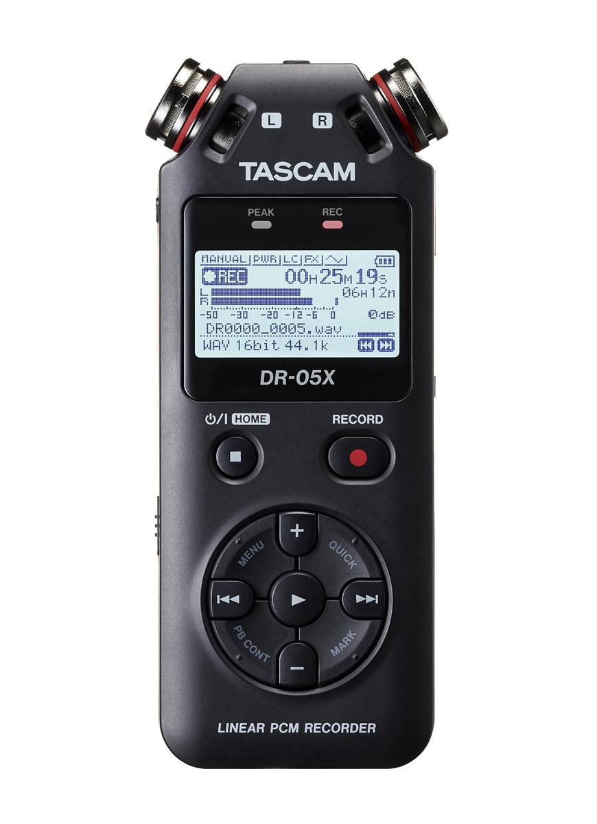 Tascam DR-05X Stereo-Audiorecorder und USB-Interface