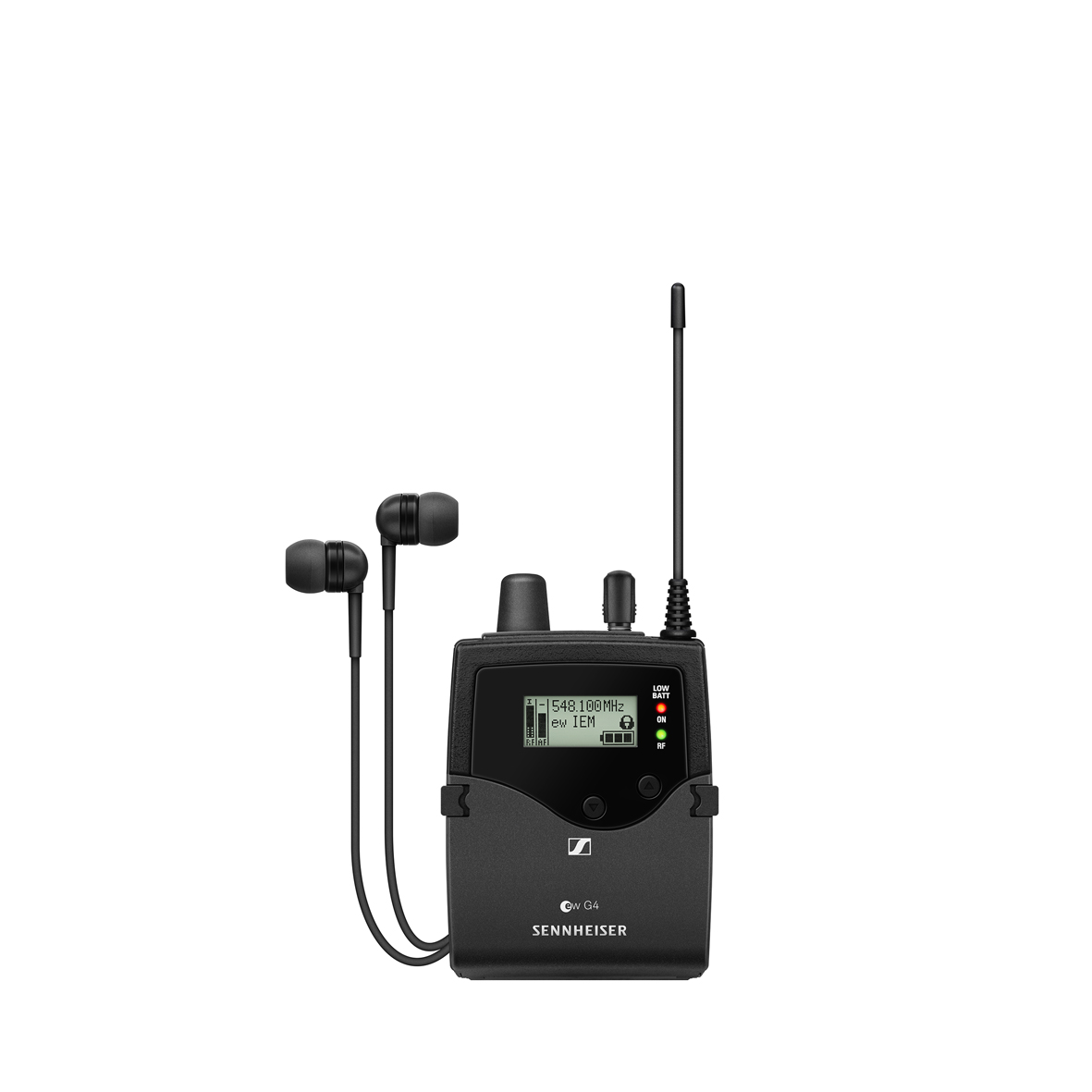 Sennheiser ew IEM G4-Twin-E, drahtloses Stereo IEM Doppel-Set