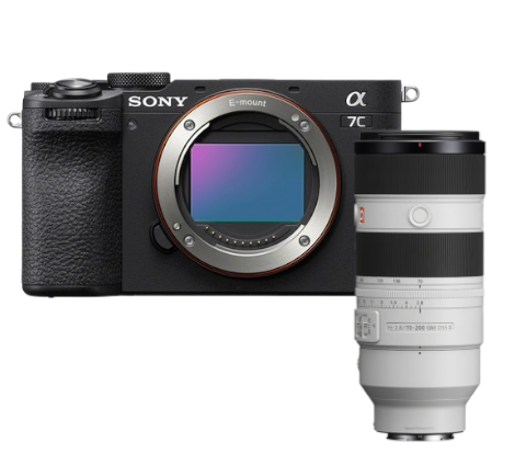 Sony Alpha 7C II schwarz Gehäuse + FE SEL 70-200mm 2.8 GM OSS II