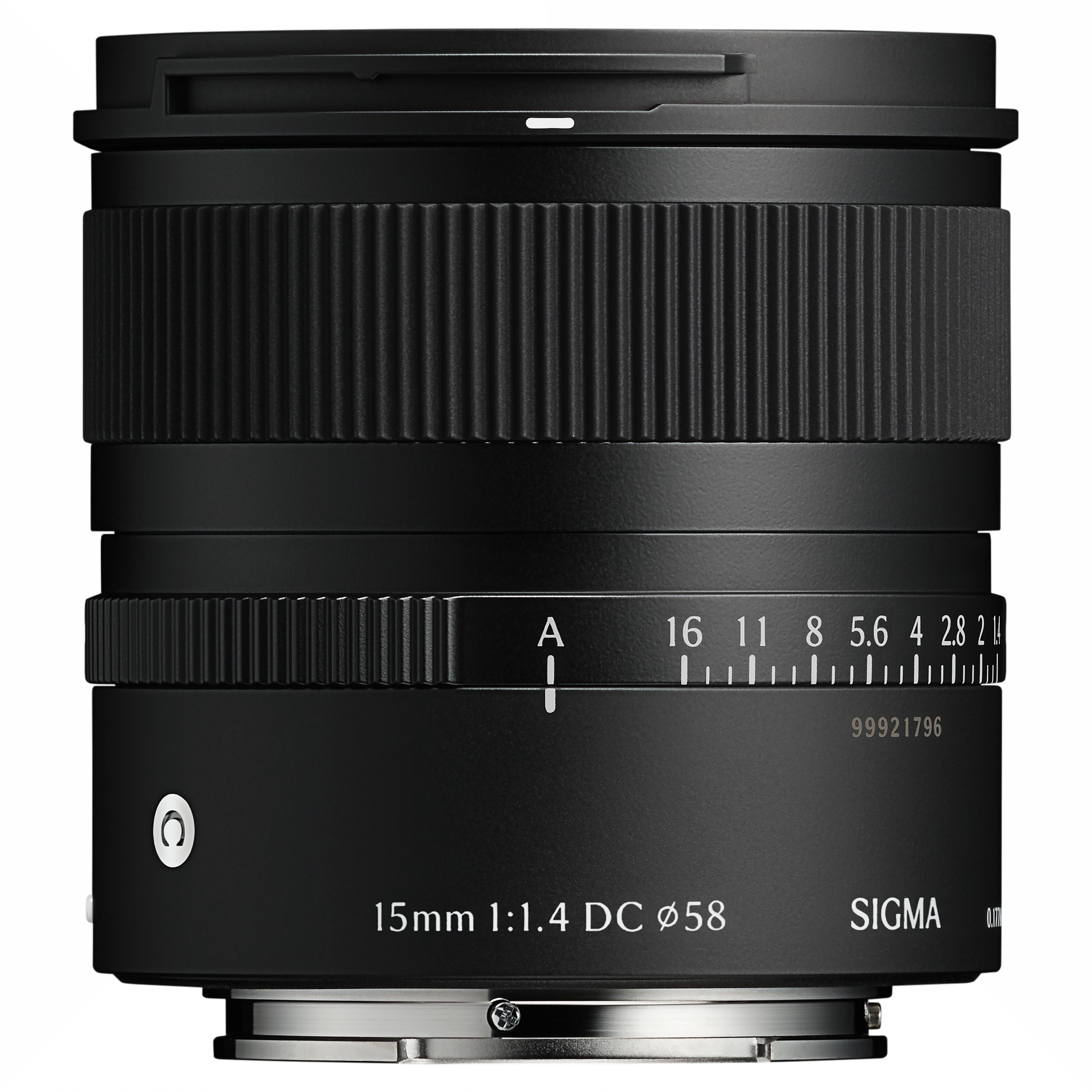 Objektiv, 15 mm, Blende f/1,4, DC, Ø58 mm