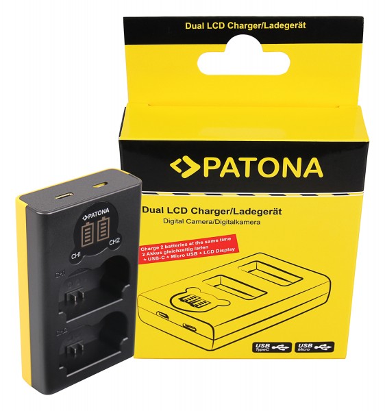 Patona Dual Ladegerät für Fuji NP-W235