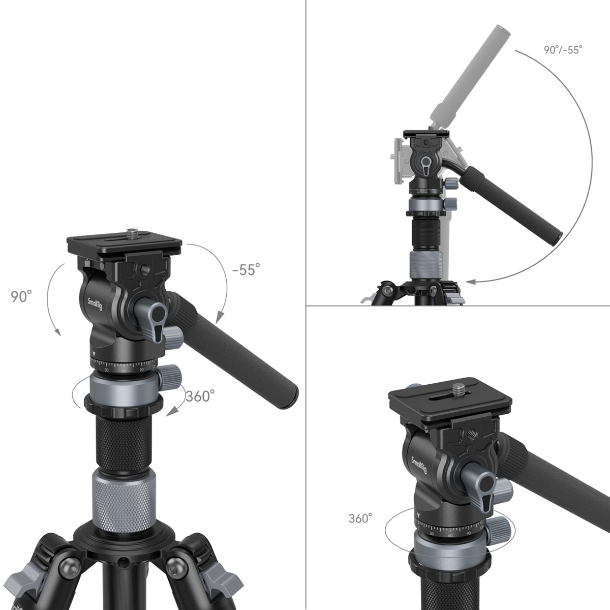 Smallrig 4221 Reise Videostativ-Kit