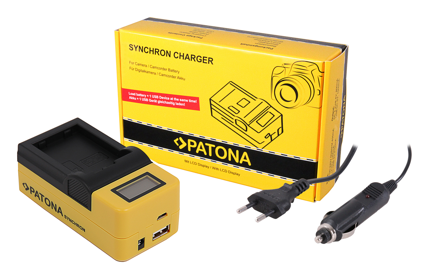 Patona Synchron USB Ladegerät für Fuji NP-W235