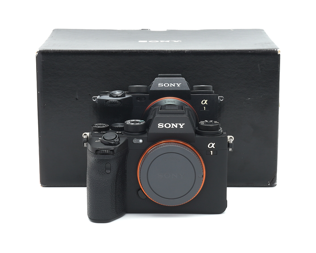 kamera, Spiegelreflex?, Sony, a1, Schachtel