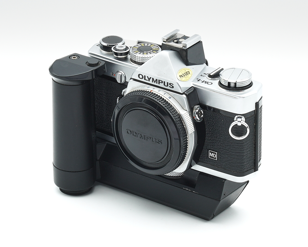 Kamera, Olympus, Filmkamera, Silber Schwarz, Objektivdeckel