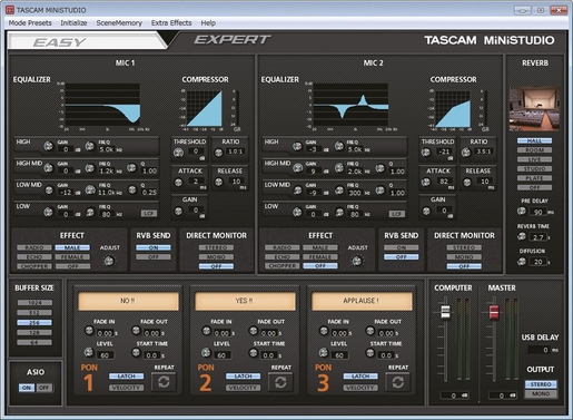 Tascam Ministudio Creator US-42B Aufnahmemischpult