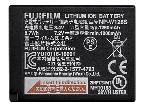 Fujifilm NP-W126S Akku