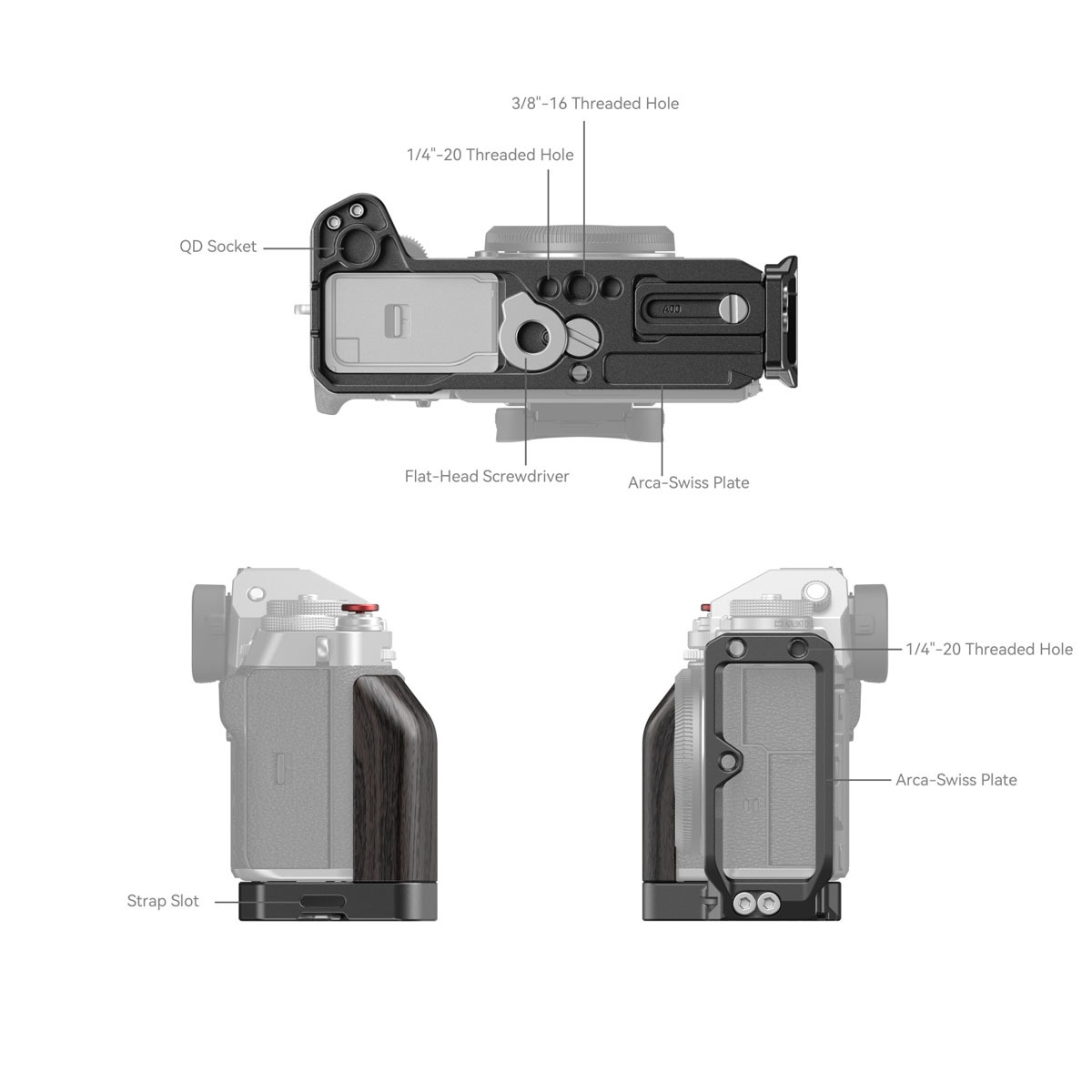 SmallRig 4137 L-Bracket f. Fujifilm X-T5