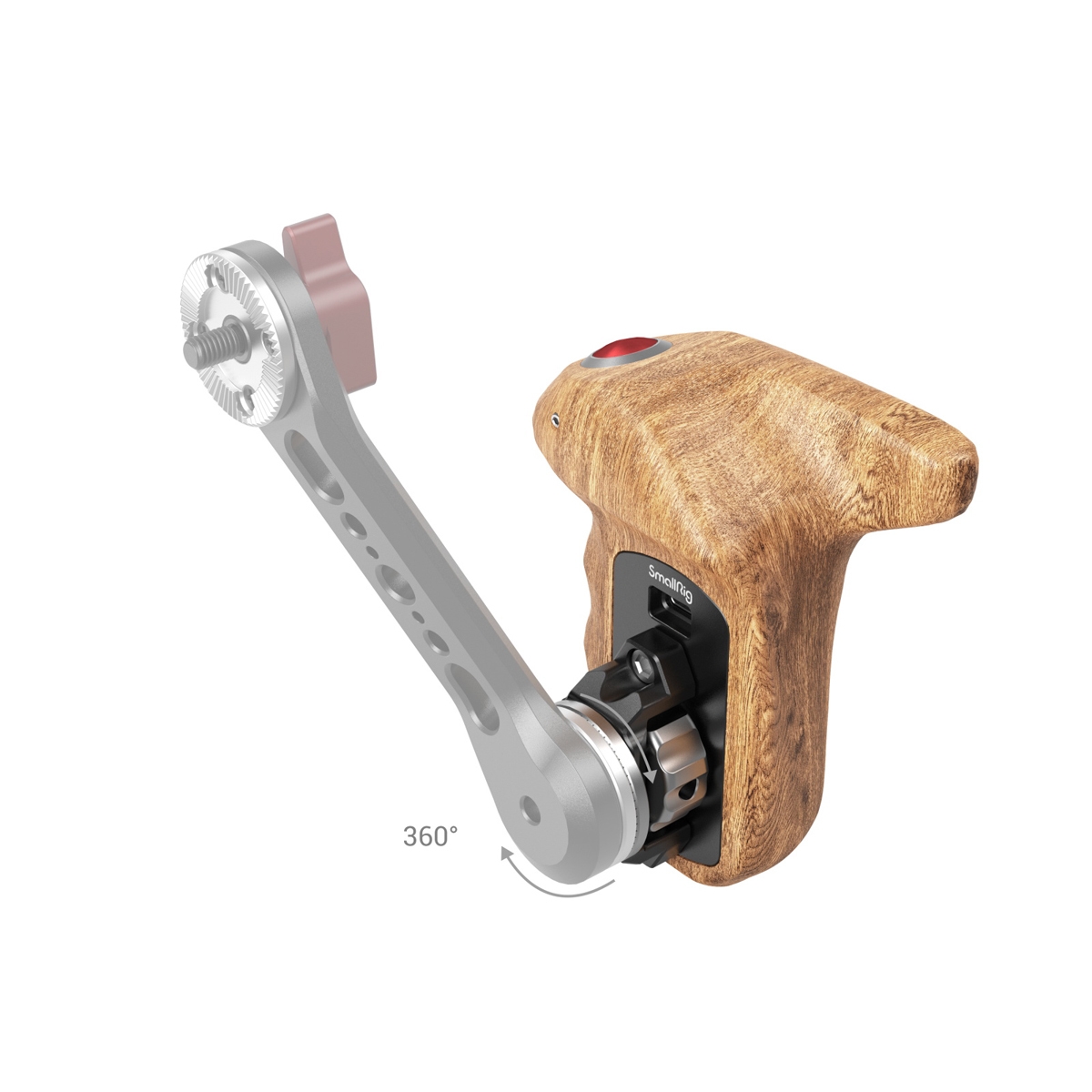 SmallRig 3324 Rosette Side Handle mit Record Start/Stop Remote Trigger