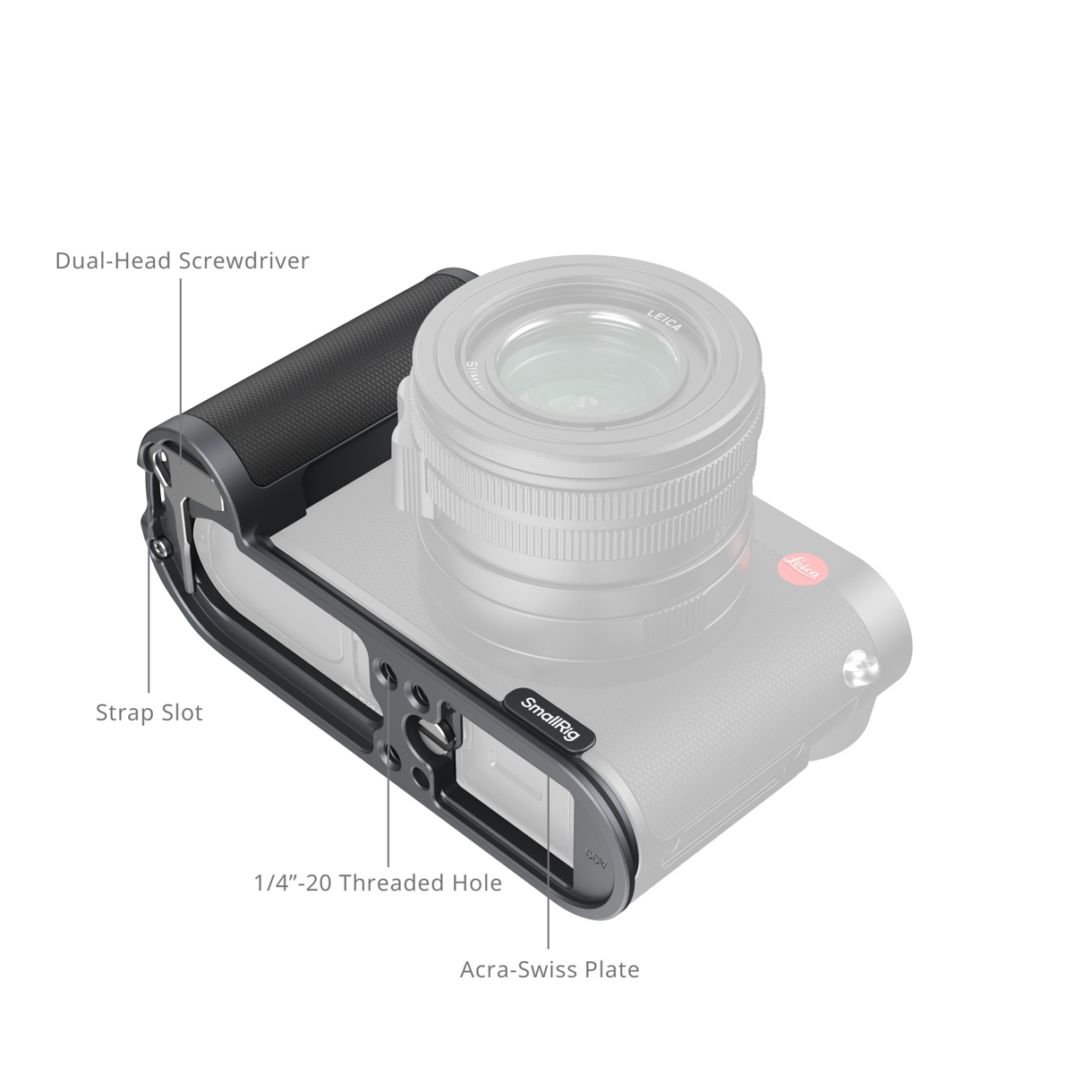 SmallRig 4568 L-Shape Mount Plate mit Handle für Leica Q3