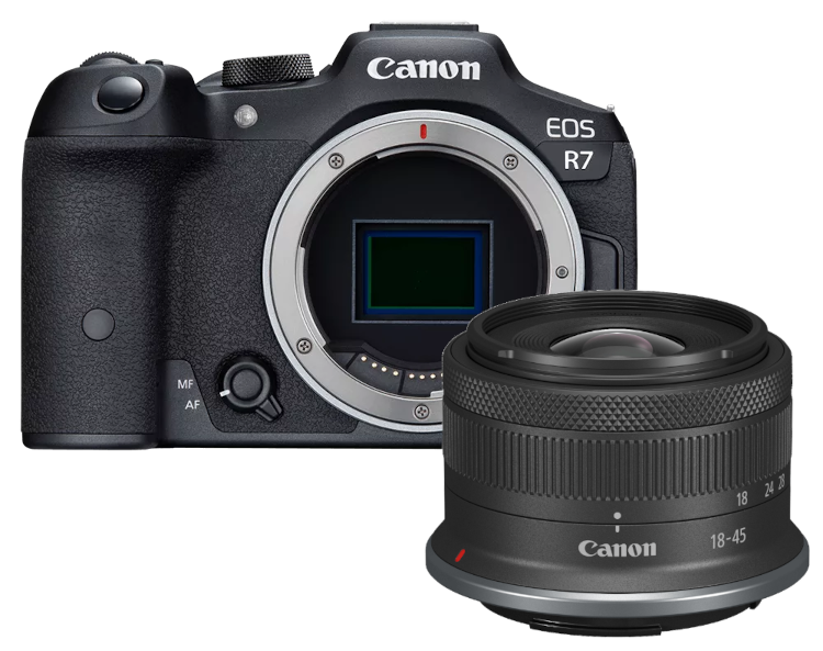 Canon EOS R7 + RF-S 18-45mm 4.5-6.3 IS STM