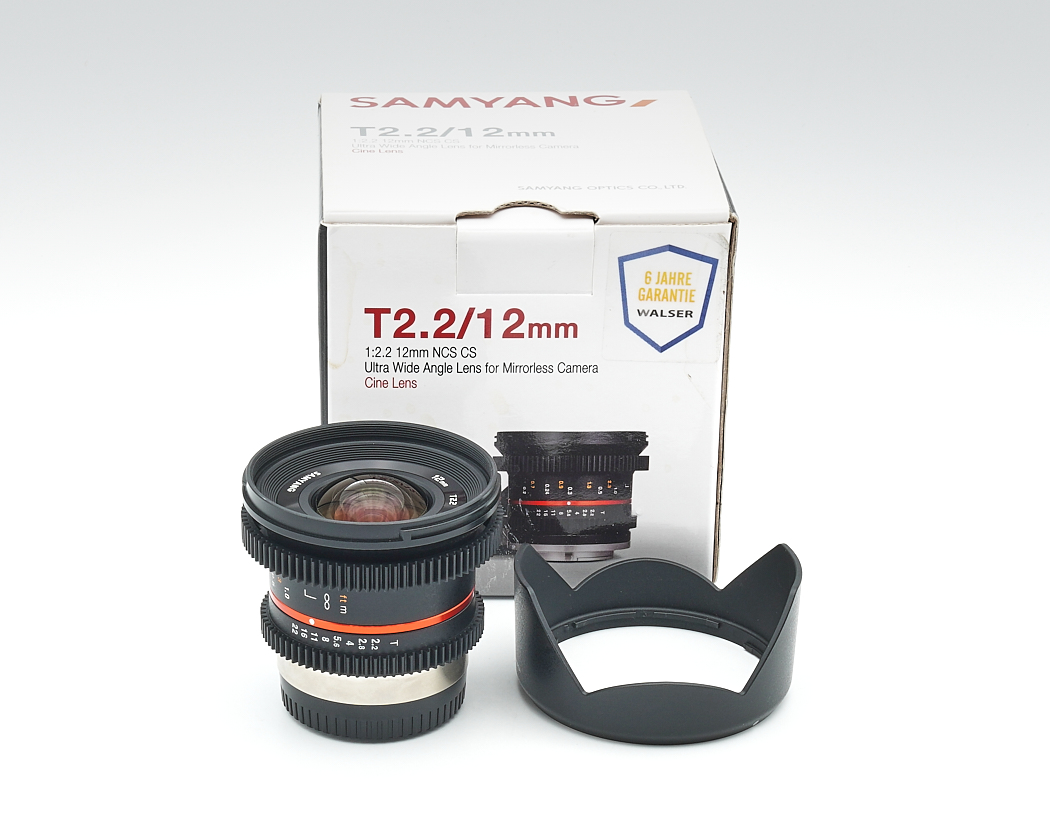 Samyang 12mm 2.2 NCS CS für Fujifilm X Retoure, wie neu #X40646**