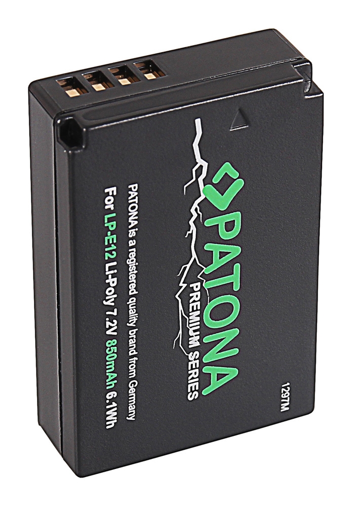 PATONA Premium Akku wie Canon LP-E12