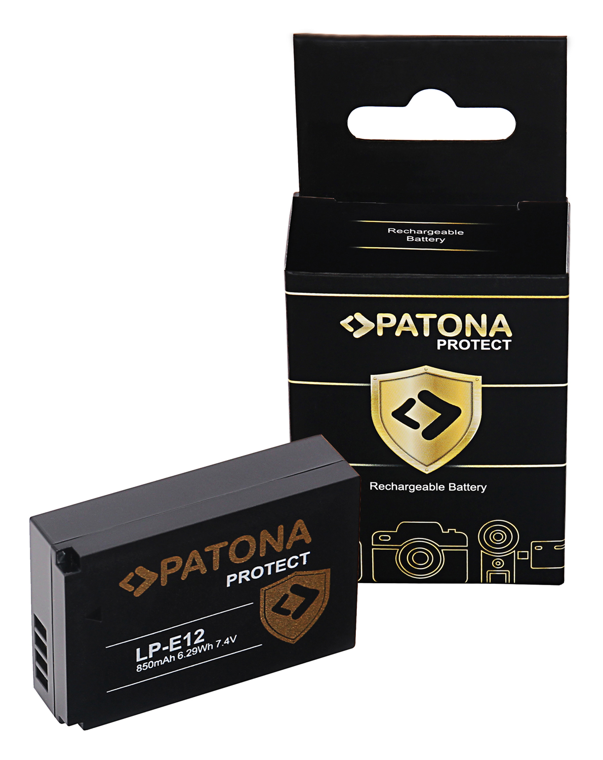 PATONA Protect Akku wie Canon LP-E12