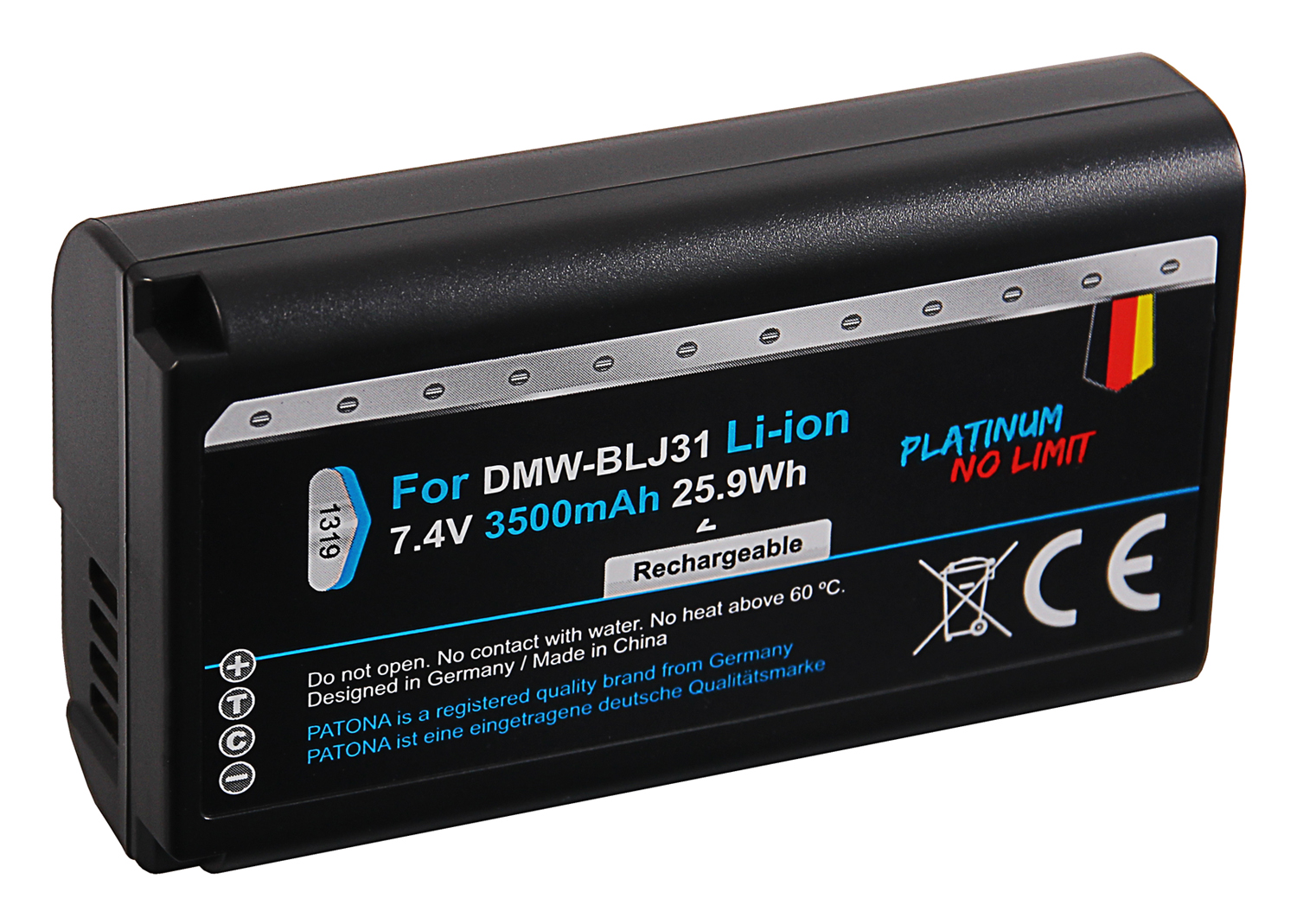 PATONA Platinum Akku wie Panasonic DMW-BLJ31
