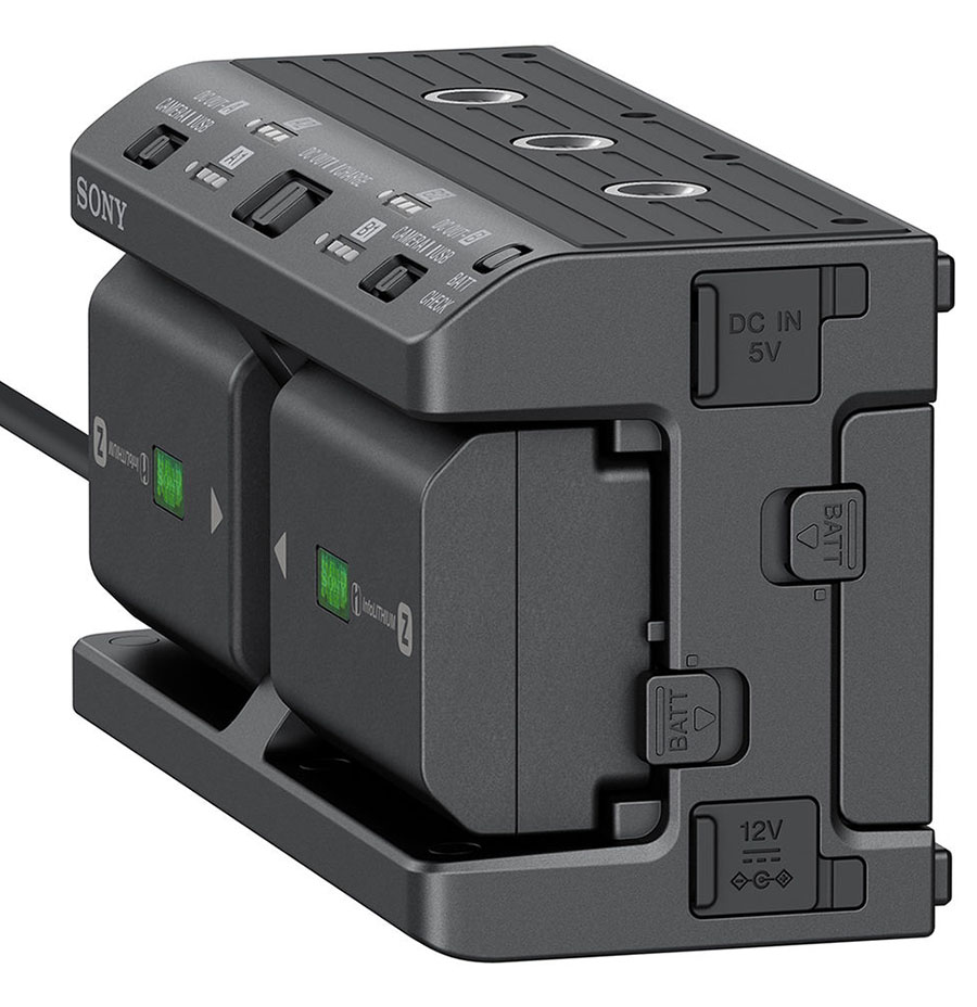 Batterie, Ladegerät, Dualslot, Sony, DC 5V