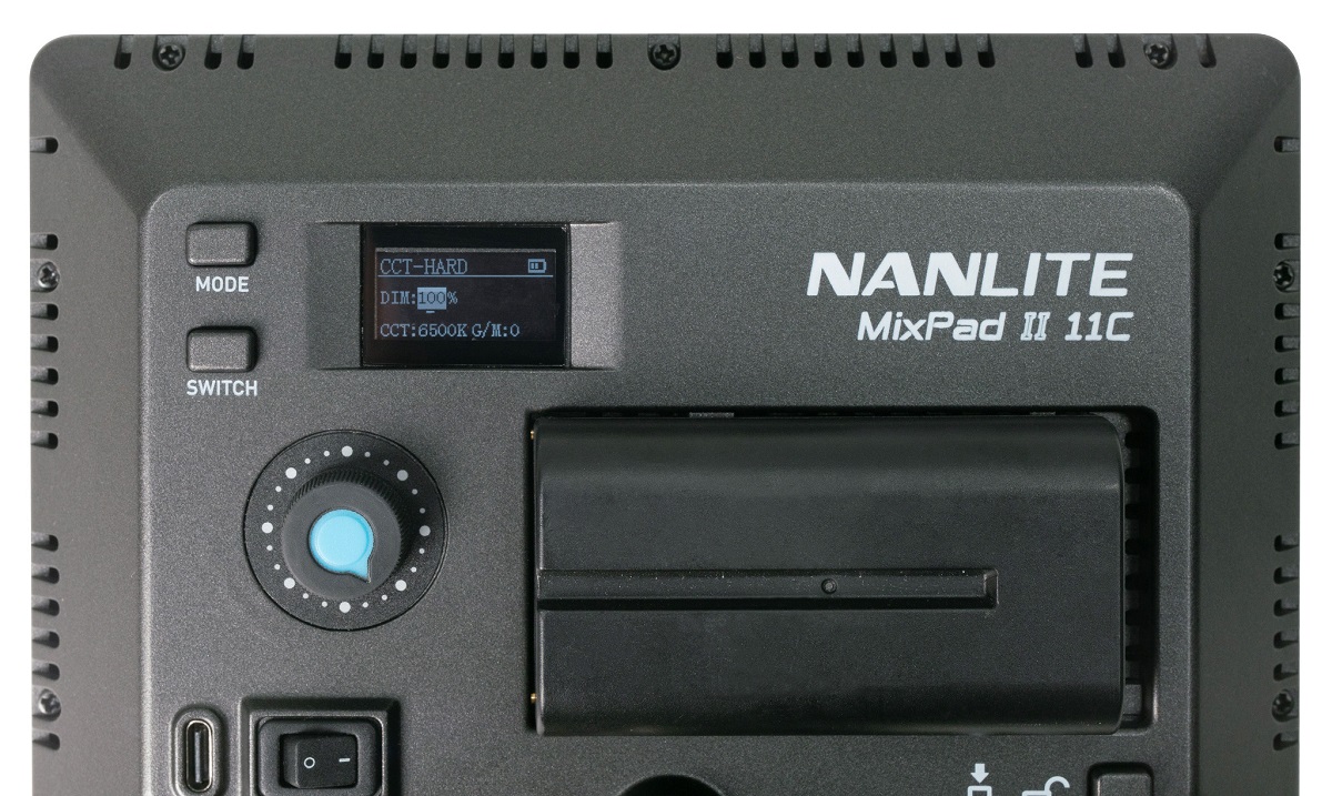 Nanlite MixPad II 11C RGBWW Multicolor-Kameraleuchte