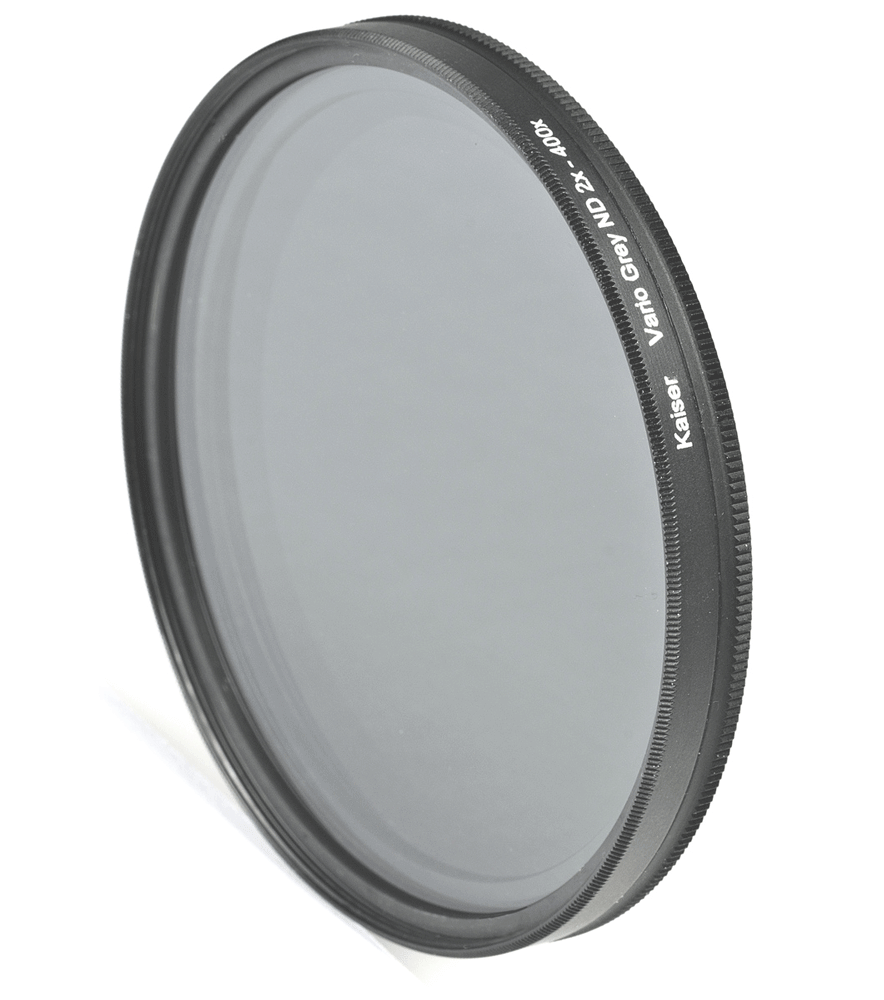 Kaiser Vario-Graufilter ND2x-400x 58mm inkl. Adapter 52mm + 55mm