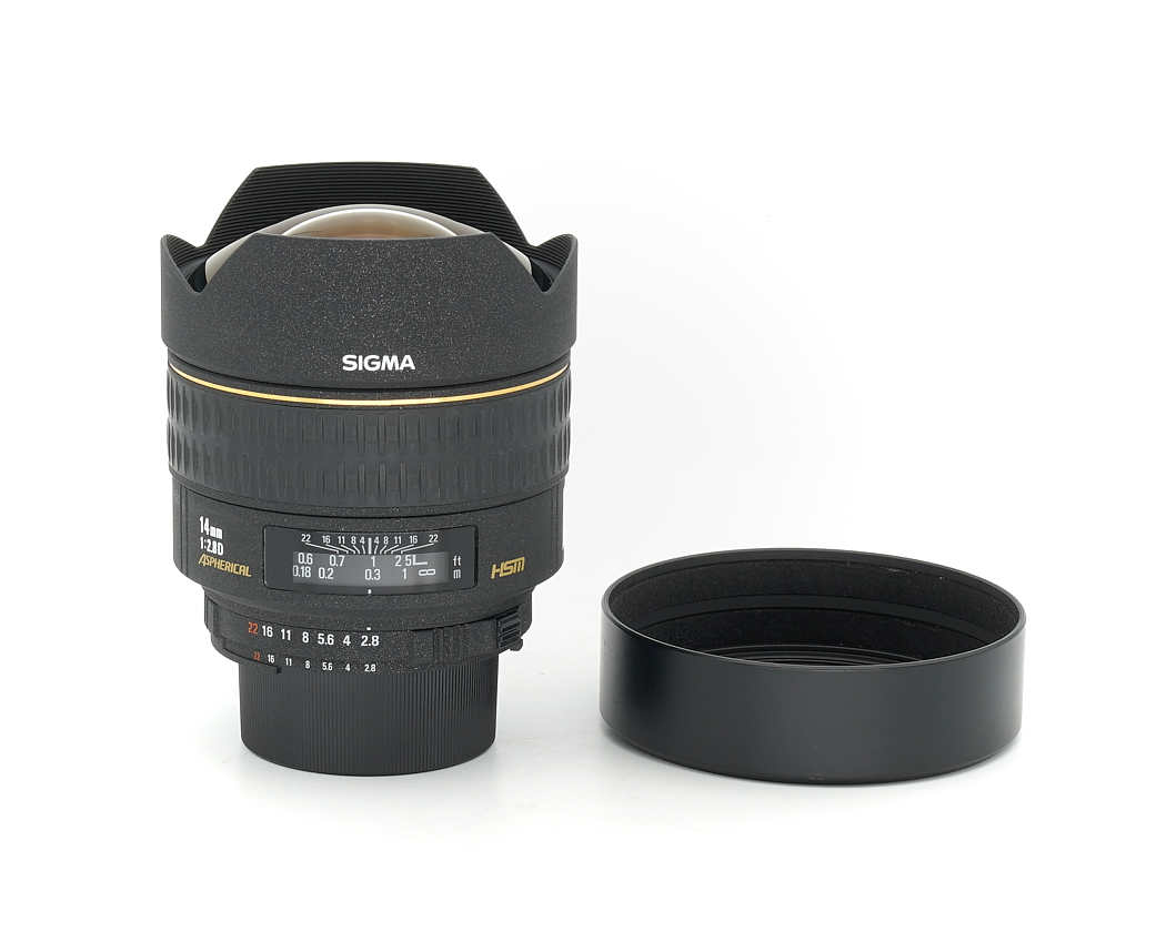 Sigma 14mm 2.8 D EX HSM für Nikon F wie neu, sehr gepflegt #X35820*