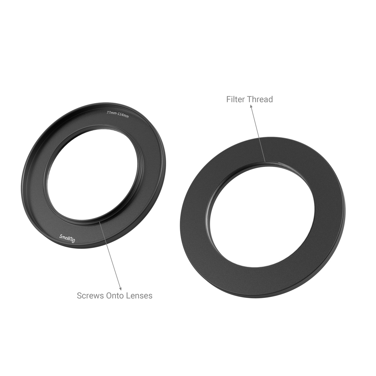 SmallRig 3410 Einschraubreduzierring Set mit Filtergewinde