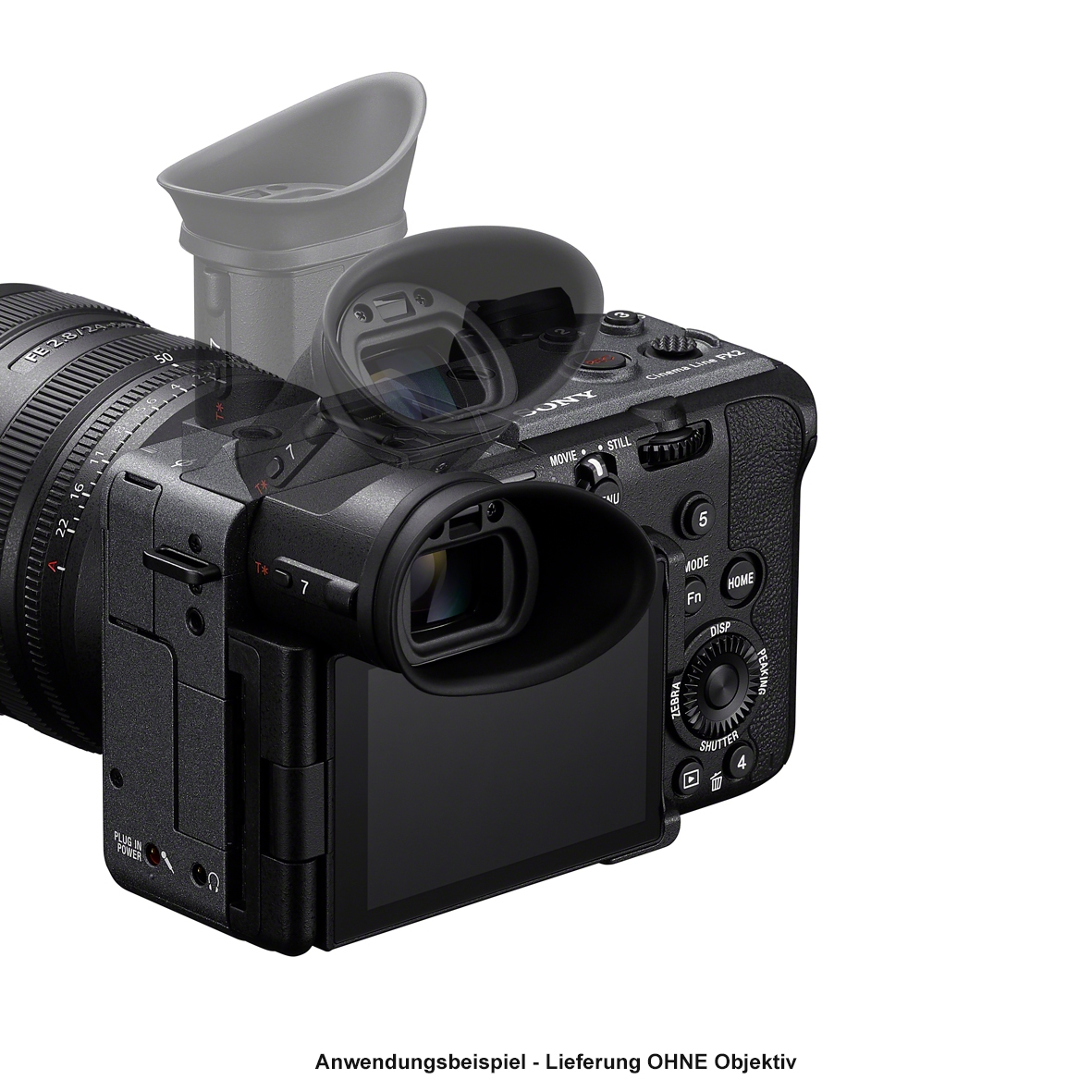 Sony ILME-FX2 + XLR-Griff Cinema Line Vollformat-Wechselobjektivkamera