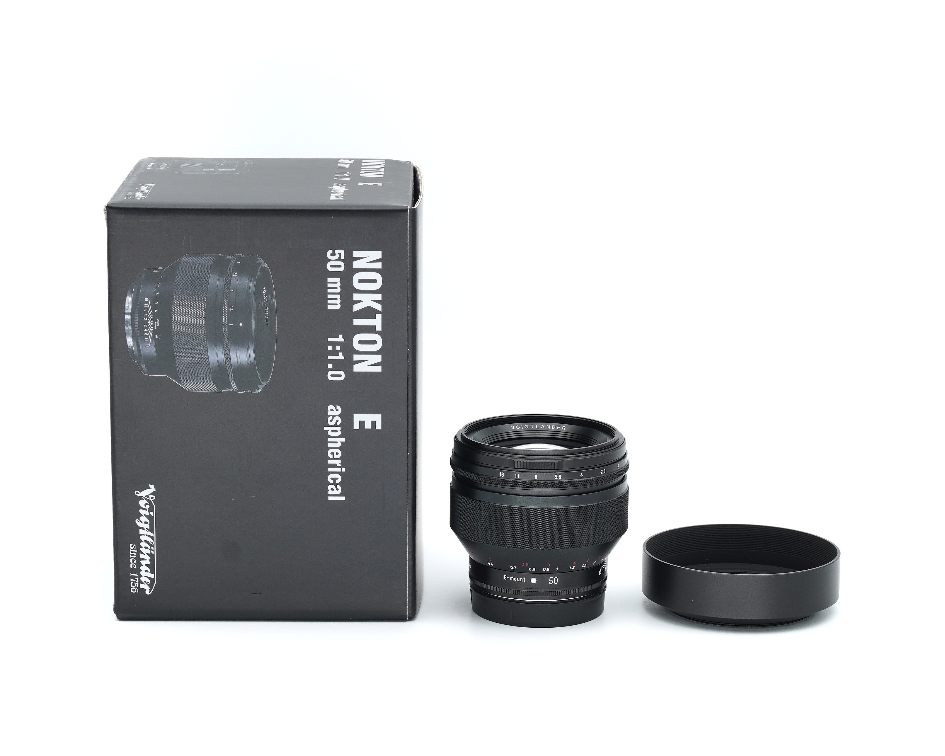 Voigtländer Nokton 50mm 1.0 ASPH. schwarz für Sony E-Mount Vitrinenmodell #**