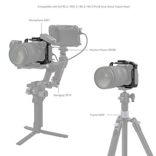 SmallRig 4022 Cage für Panasonic Lumix S5 II & S5 II X