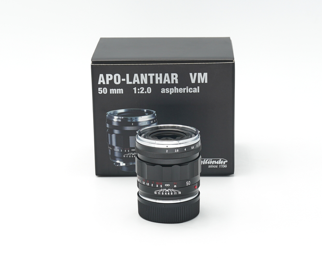 Voigtländer APO-Lanthar 50mm 2.0 VM ASPH schwarz für Leica M Vitrinenmodell #**