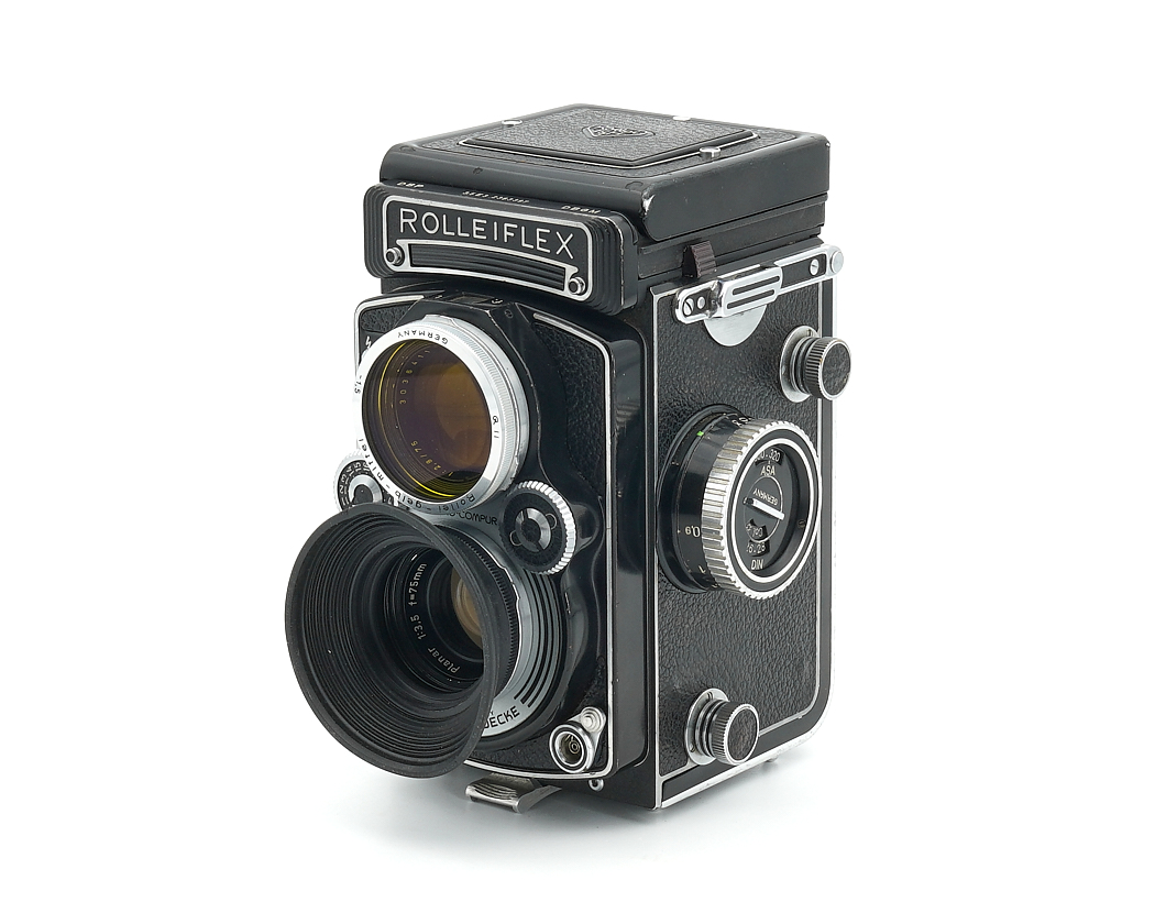 Rolleiflex 3.5 C Planar 75mm 3.5 top, komplett geprüft #41052*