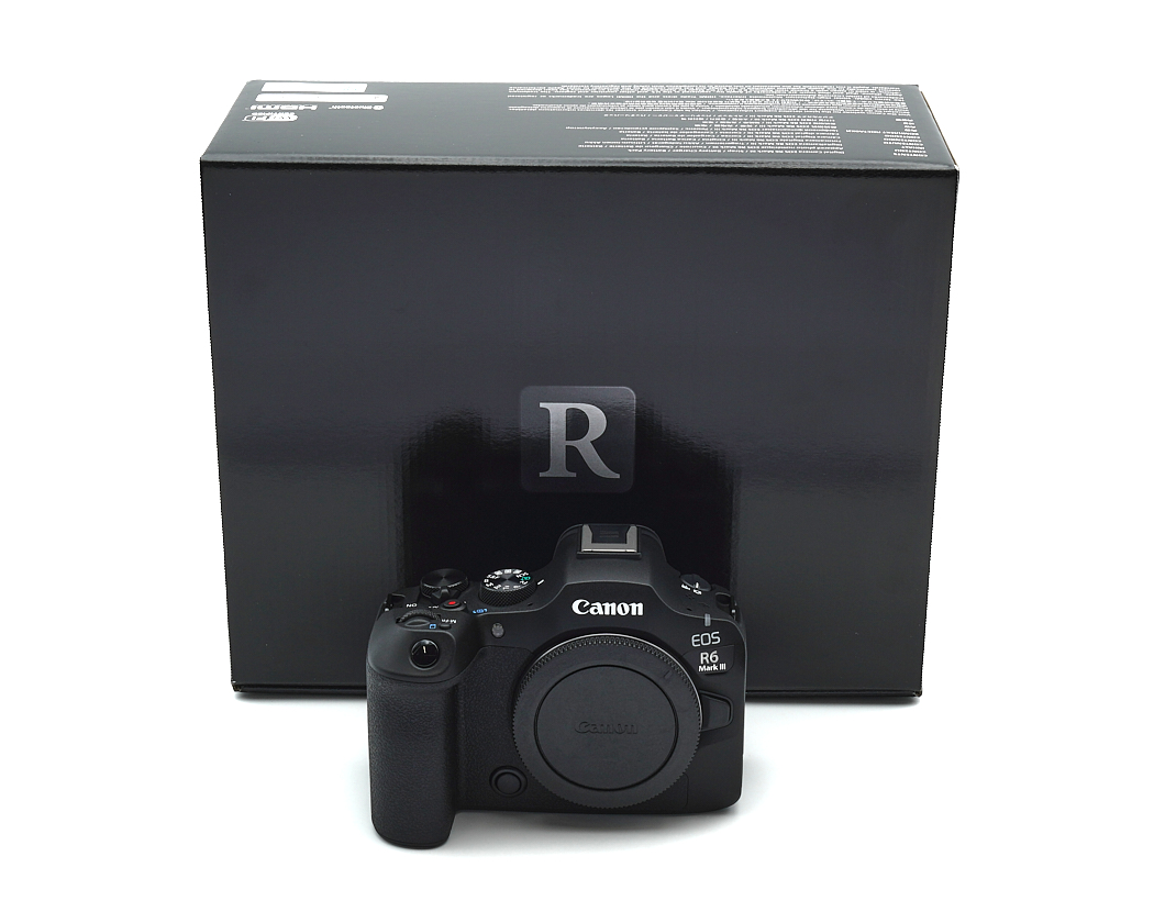 kamera, DSLR, Canon, schwarz, box