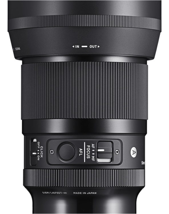 Sigma Art 50mm 1.4 DG DN für Sony E-Mount + V.M.C. Slim UV Filter 72mm